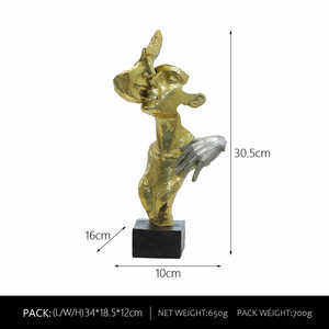 树脂雕塑桌面抽象】面具摆件工艺品人脸家居欧式人物【