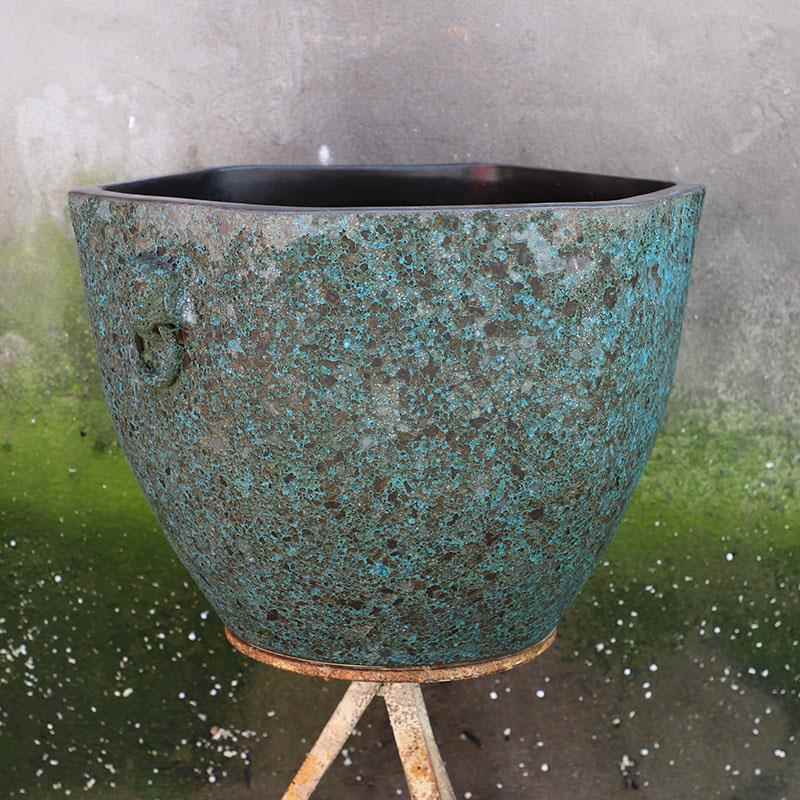 高档景德镇陶陶流瓷鱼缸睡莲盆荷花大水缸碗莲盆缸乌龟缸粗缸金鱼