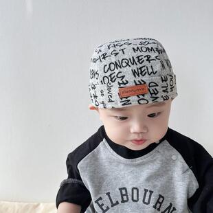 婴儿帽子春夏款男宝海盗帽宝宝帽子春天婴幼儿1岁儿童春夏季男孩