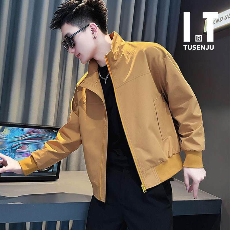 香港潮牌痞帅休闲夹克男款潮流帅气上衣2025新款春秋季高级感外套