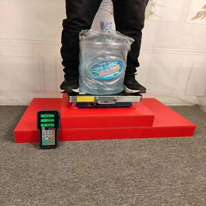 矩形梯形烤漆平台网红直播模特婚纱码头酒吧展示架黑色底座定制
