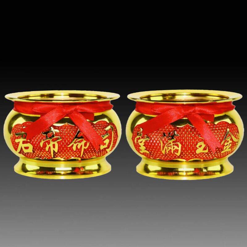 潮汕拜神专用家用灶公炉天公香炉纯铜合金香炉天地父母司命帝君