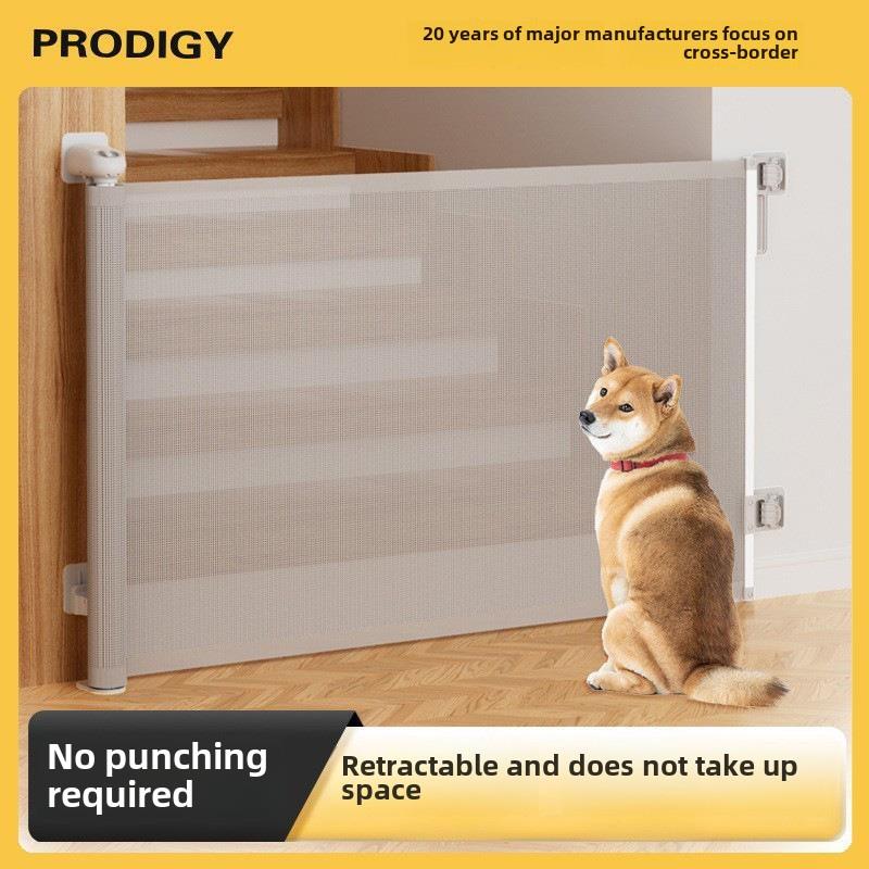 饰品新品伸缩门 栏室内楼梯口免打孔儿童防护 栏狗狗栅 栏宠物栏