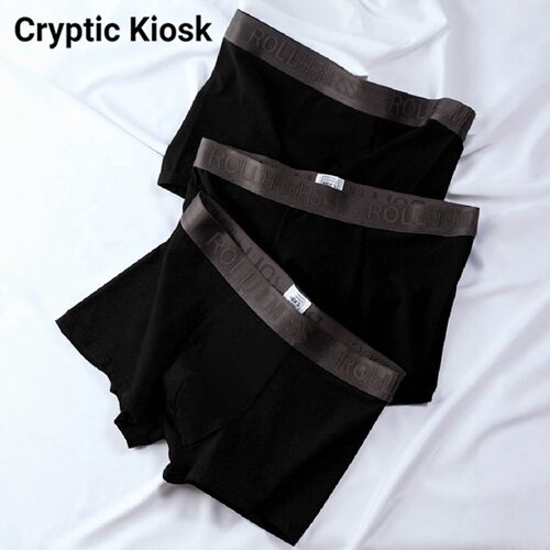 Cryptic Kiosk高档纯棉平角内裤男舒适透气高端男士纯色四角短裤