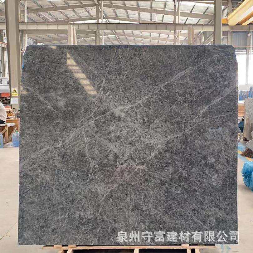云多拉灰大理石网格 云朵拉灰 窗台石材现代灰色大理石