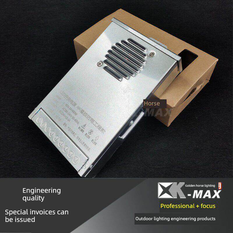 Led防水雨开关电源户外照明工程半注入式Dc24V12400W恒压直流变压