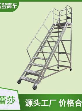 可动式重铝合金登高车 移米特蕾莎2米2.5米型PZK4米 铝合金登高梯