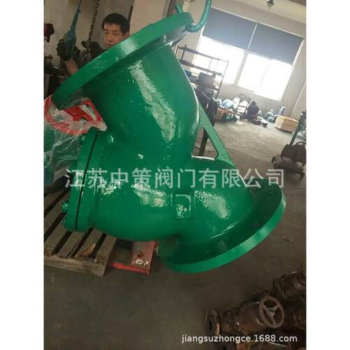L41J-10C/6C铸钢YFKK型衬耐胶过滤G器耐腐蚀酸1碱衬胶Y型法兰过滤