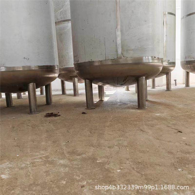 304不锈钢储罐50吨立式液体储酒罐果汁饮料单层密封不锈钢储罐
