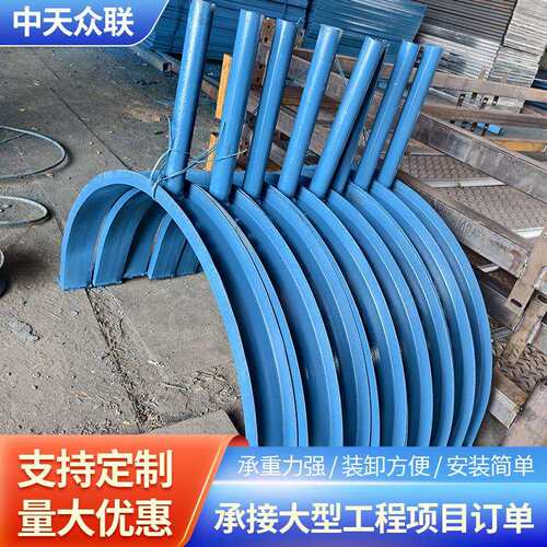 厂家供应墩柱抱箍梯笼连墙件桥梁抱箍圆柱梯笼施工加固连接
