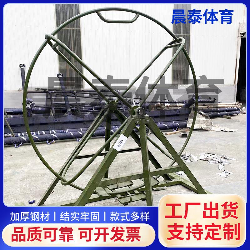 军训器材单人爬绳转轮心理行为户外拓展训练移动滚轮体能锻炼有氧