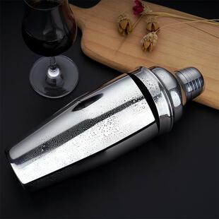 亚马逊不锈钢酒套装 B003壶套雪克杯碎冰锤酒调吧鸡尾 摇酒12件OS
