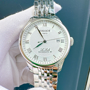 先鉴后发98新天梭力洛克39mm自动机械手表男表T006.407.11.033.00