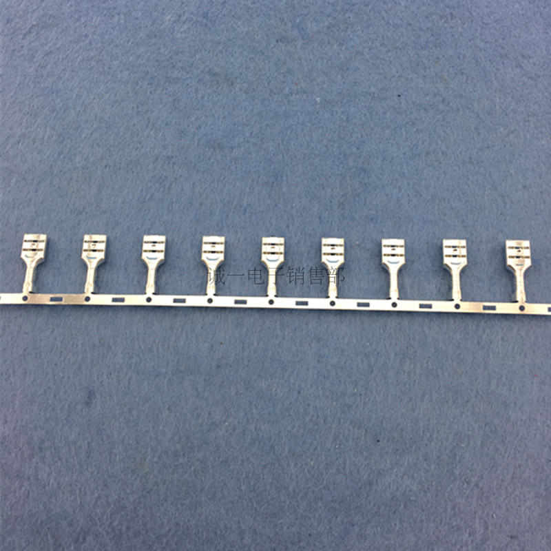 6.3横带插簧 250型插簧端子 6.3连带插簧  DJ622-D6.3 2500只/卷