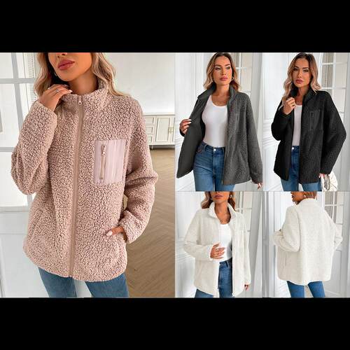 Women's autumn coat, women's patchwork jacket,