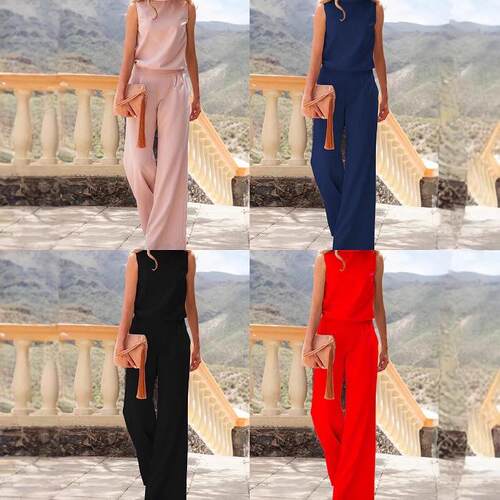 Women's sleeveless jumpsuit 女装无袖连体裤女