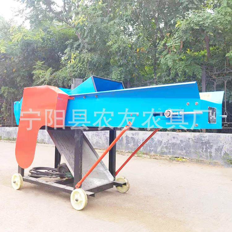 干湿两用玉米秸秆铡草机牛羊养殖牧草粉碎机碎草机三相电卧式切草