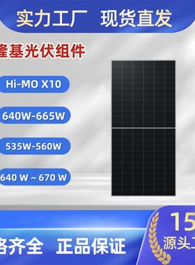 隆基单晶硅太阳能光伏发电板HI-MO X10
