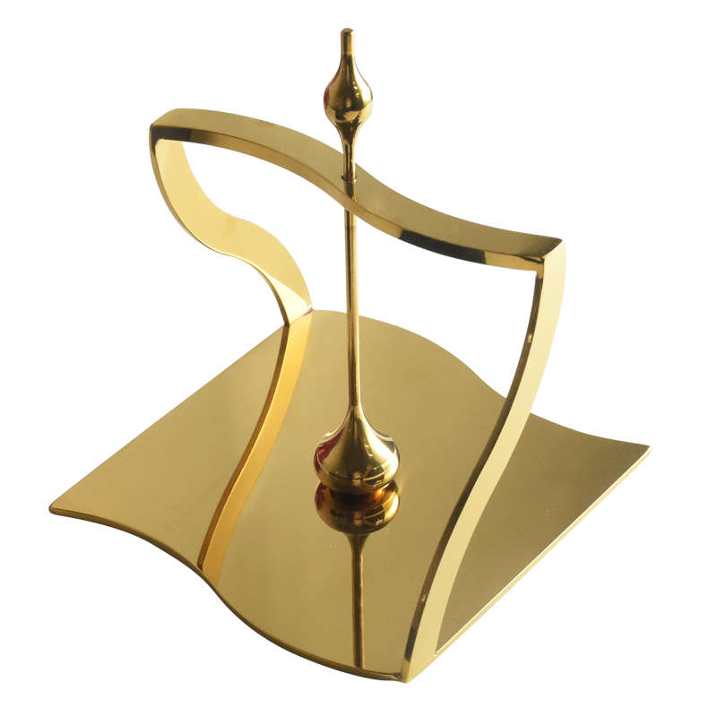 轻奢美式不锈钢定点纸巾座提手餐巾架方巾架酒店餐厅桌面纸巾座