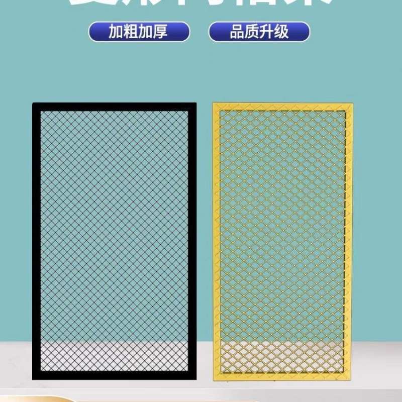 铁艺网格简易铁网挂墙吊顶餐厅隔断屏风壁挂铁丝网格墙上装饰批发