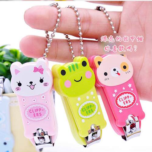 Creative and cute cartoon nail clippers, made of stainless s