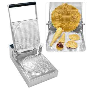 220V 冰淇淋蛋卷机支持110V 商用个性 化甜筒脆皮机网红文创意式