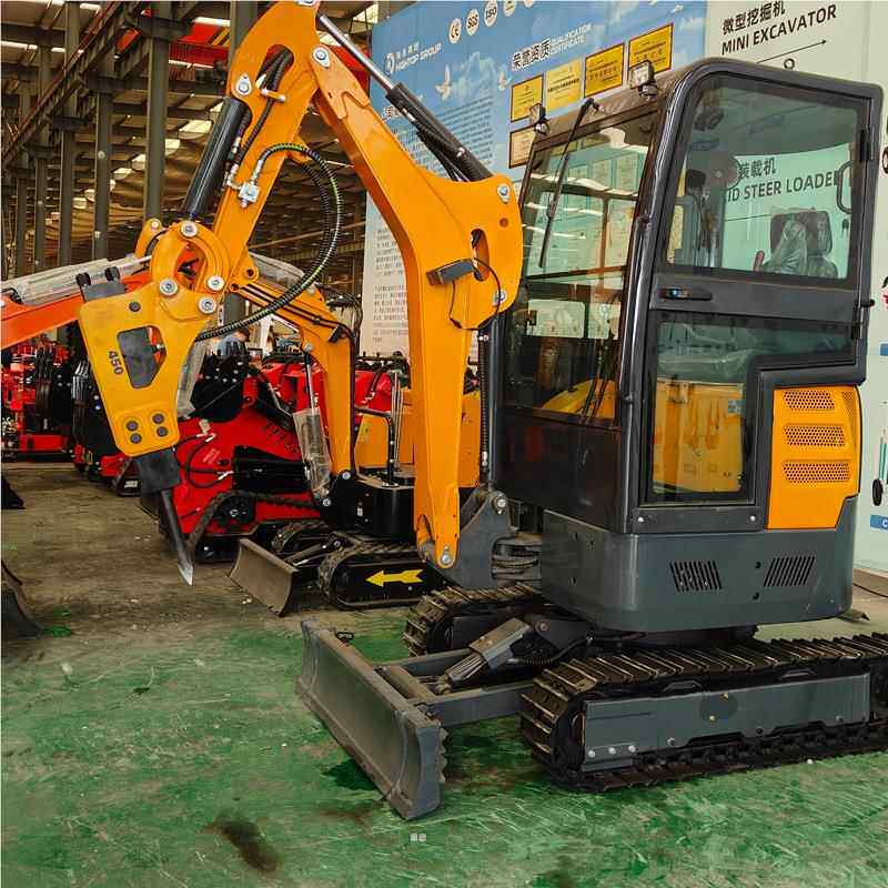 小机型挖掘工厂 H碎T2.2吨久22全压柱塞泵农用果园挖掘液机 工程