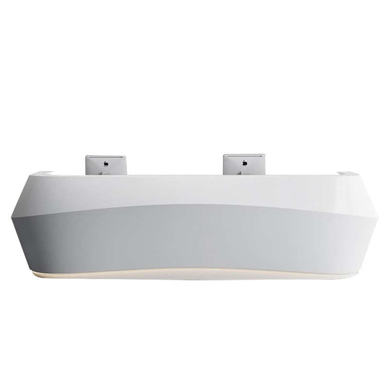 前台桌收银台接待台美容院简约现代公司迎宾台服务台转角吧台