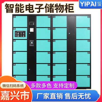 嘉兴市存包柜商场智能电子储物柜微信扫码icid刷卡指纹条码存包柜