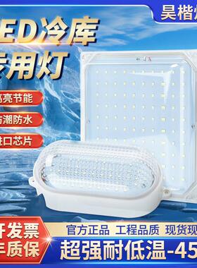 LED冷藏库专用灯防水防潮吸顶灯三防灯照明浴室阳台仓库厂房壁灯