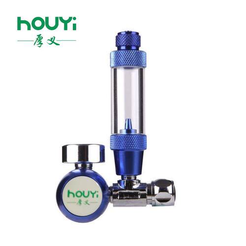 水族水草CO2套装减压表迷你小单表精调阀二氧化碳止逆计泡表