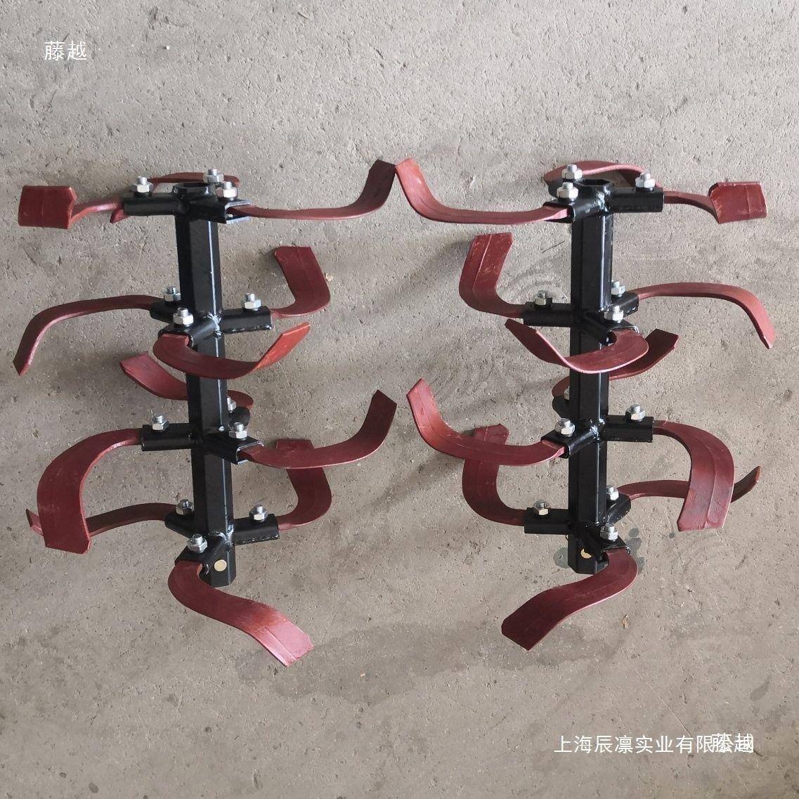 两驱四驱微耕机旋耕刀打田刀旋地松土刀总成原厂农机具配件大全23图片