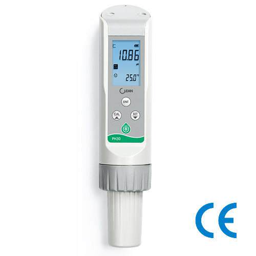 CLEAN高精度pH测试笔 手持式酸度计PH30 笔式pH计0.01级 配套电极