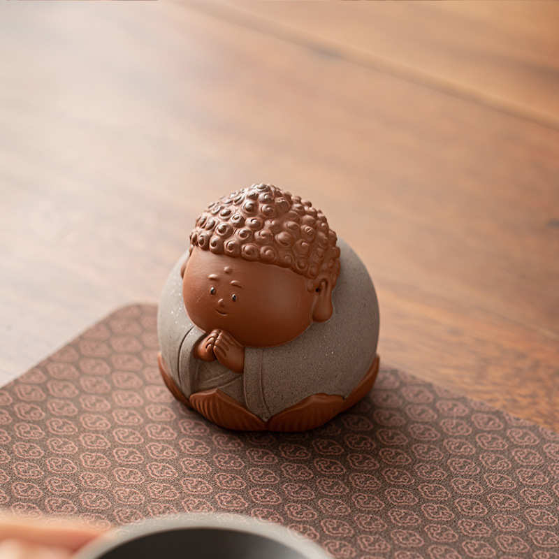 德化陶瓷紫砂粗陶茶漏家用茶叶过滤网茶宠摆件茶滤可养创意茶文玩