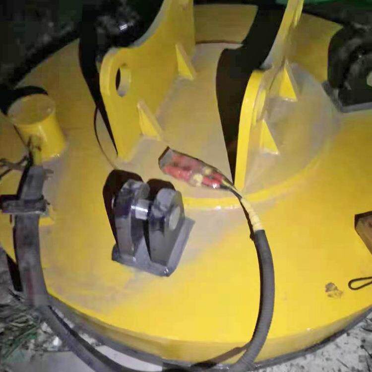 聚仁挖掘机电磁吸盘挖机吸盘全密封高频强磁吸盘机器设备