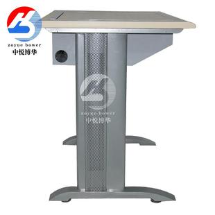 博华新款 双人隐藏显示器电教室生 278学多转媒体手动翻器电嵌入式