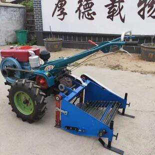 15马力手扶拖拉机旋转耕耘机土豆红薯收获机齿轮传动挖掘收获机