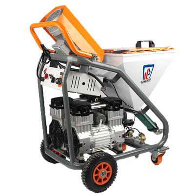 奇品喷涂机智能防水火冷低油沥青漆K11JS水泥拉毛隔音涂料喷涂机