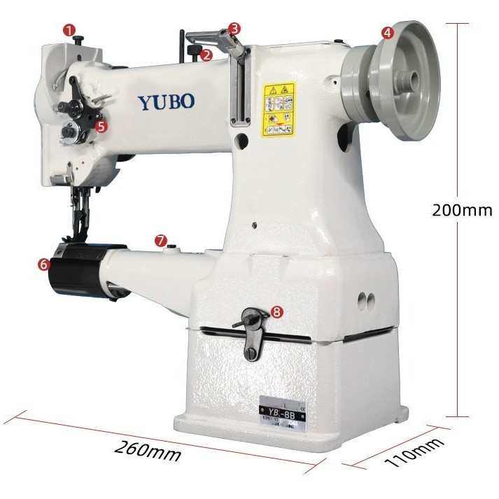 OEM定制8B高车 厚料皮革包边缝纫机 手袋厂专用筒形8B中嘴高头车,生活电器,缝纫机配件,淘宝优惠券,粉丝福利购,淘宝优惠卷