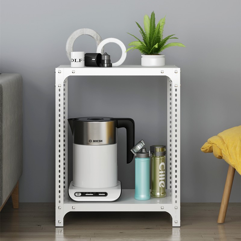 货架多层置物架角钢简易阳台储物架厨房打包称重平台桌子