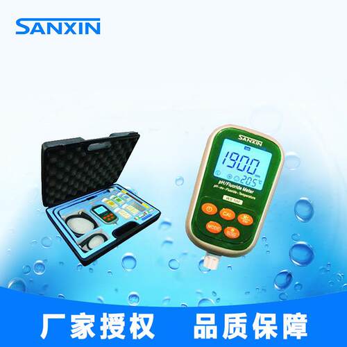 上海WS100便携式pH计氟离子浓度计水质检测仪实验室水质仪器