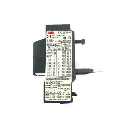 ABBTA热过载继电器TA25DU-4.0M整定电流2.8-4A