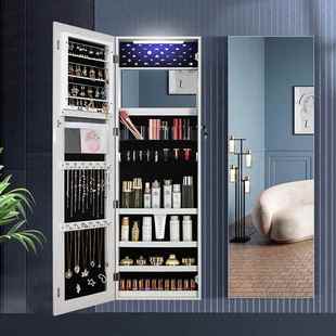 魔镜家居 6035 全身镜美妆收纳柜壁挂全身镜落地镜家用卧室收纳柜