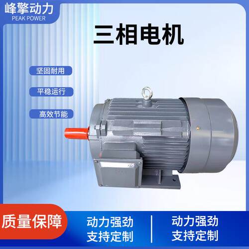 YE3高效三相异步电动机5.5W-2全铜电机YE3国标电机