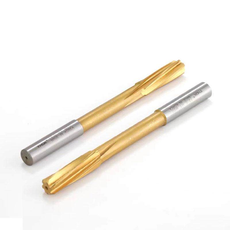 螺旋铰刀韩国YHOK含钴高速钢涂层M3-M20精度H7不锈钢专用机用铰刀