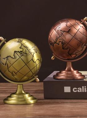 酒柜摆件客厅2025新款现代轻奢高档地球仪酒柜办公室书房桌面玄关