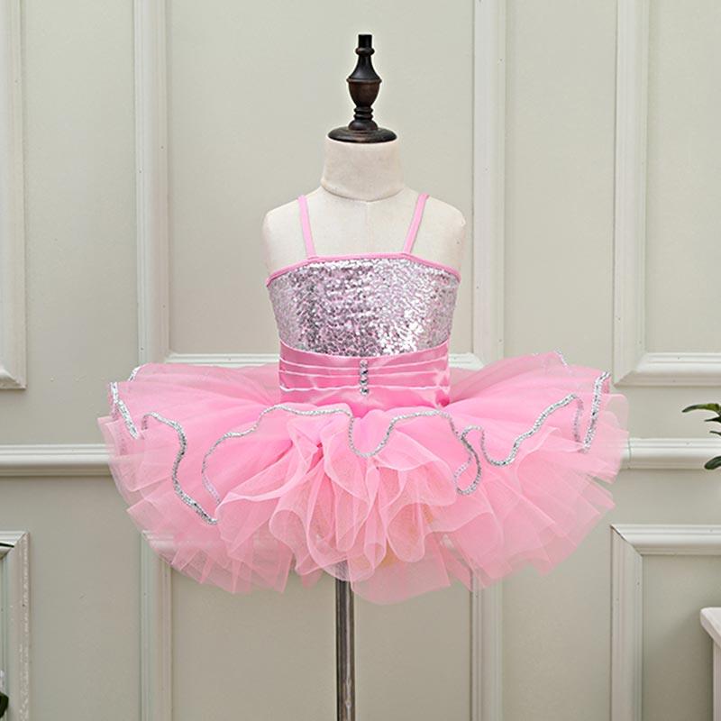 高档儿一童芭t蕾舞裙女六童公主裙蓬蓬裙小天鹅舞蹈服幼儿tuu裙演