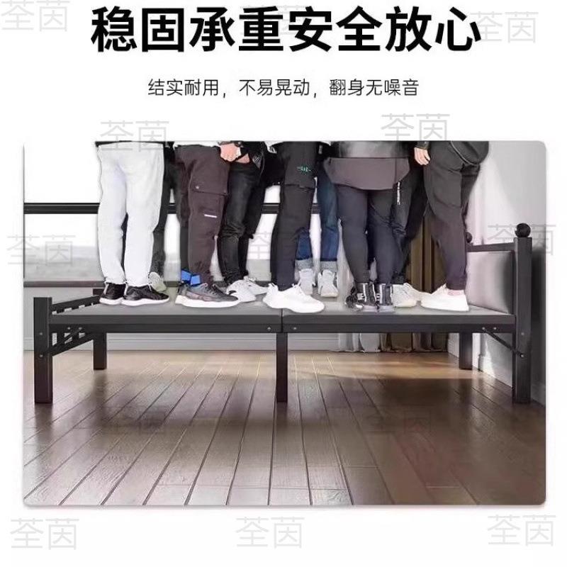 折叠床家用单人床简易午休小床便携一米成人宿舍加床双人硬板铁鎏