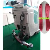 半自动扫地机 刷盘式 车站电动洗地机 车间工业地坪清扫机 手推式