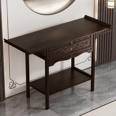 PVN玄关柜入柜户正对门客厅隔断柜家用物台墙边装饰新中式置条案